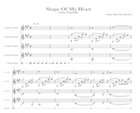 Sting - Shape Of My Heart - Guitar Ensemble